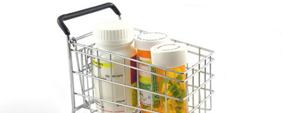image of cart with medical supplies