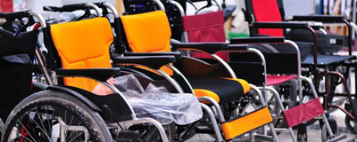 image of wheelchairs